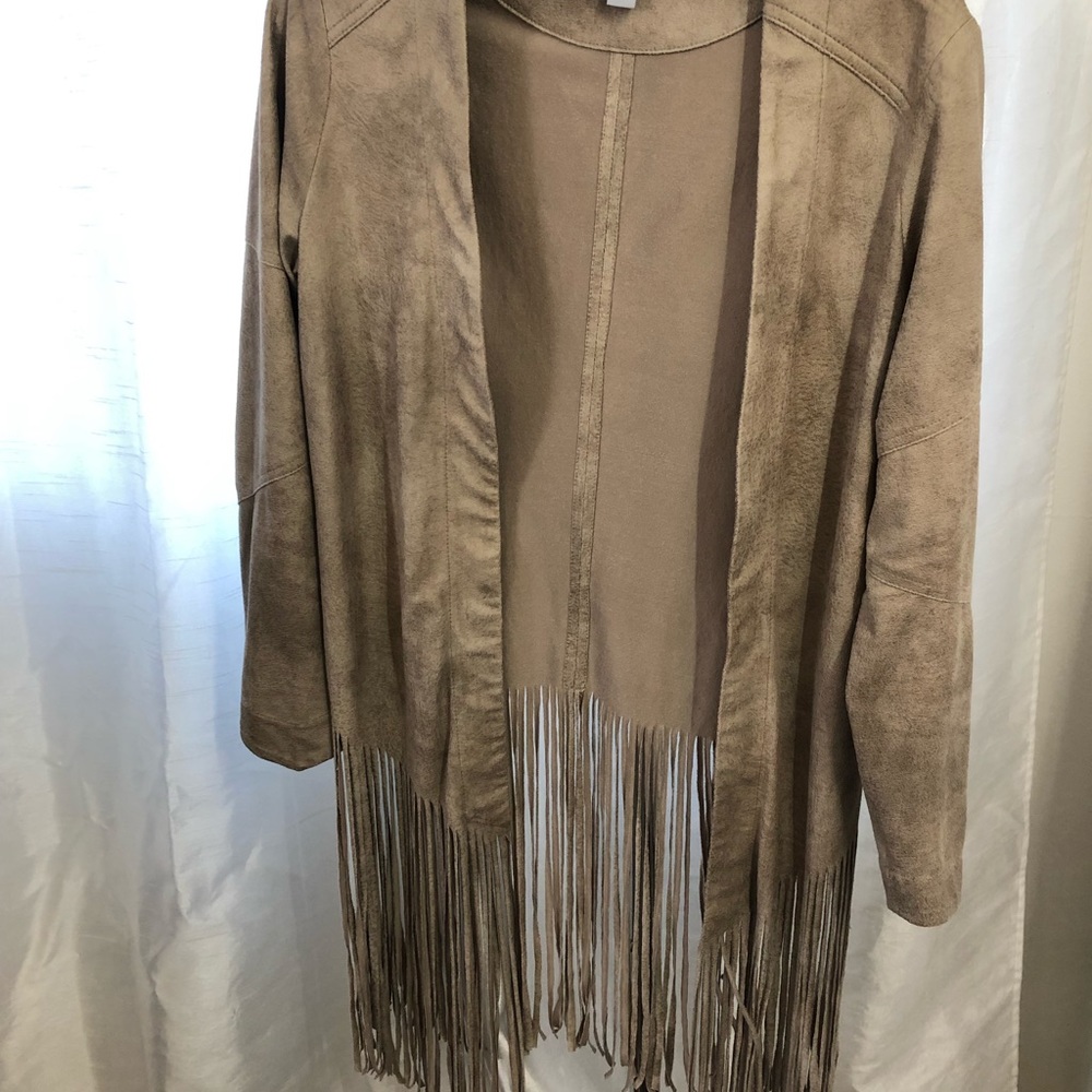 Dylan Gray moto fringe jacket
